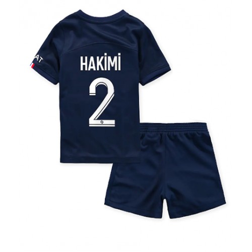 Dres Paris Saint-Germain Achraf Hakimi #2 Domaci za djecu 2022-23 Kratak Rukav (+ kratke hlače)